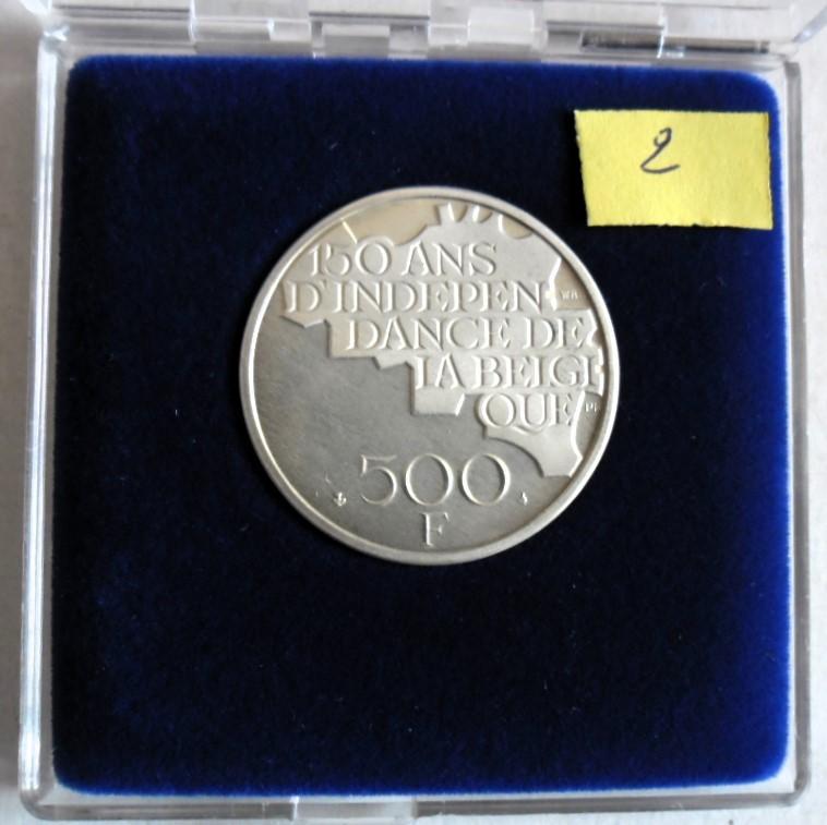 Belgique 500 frs 1980 Fra QP argent ref; Morin #802., Monnaie en vrac, Argent, Enlèvement, Argent
