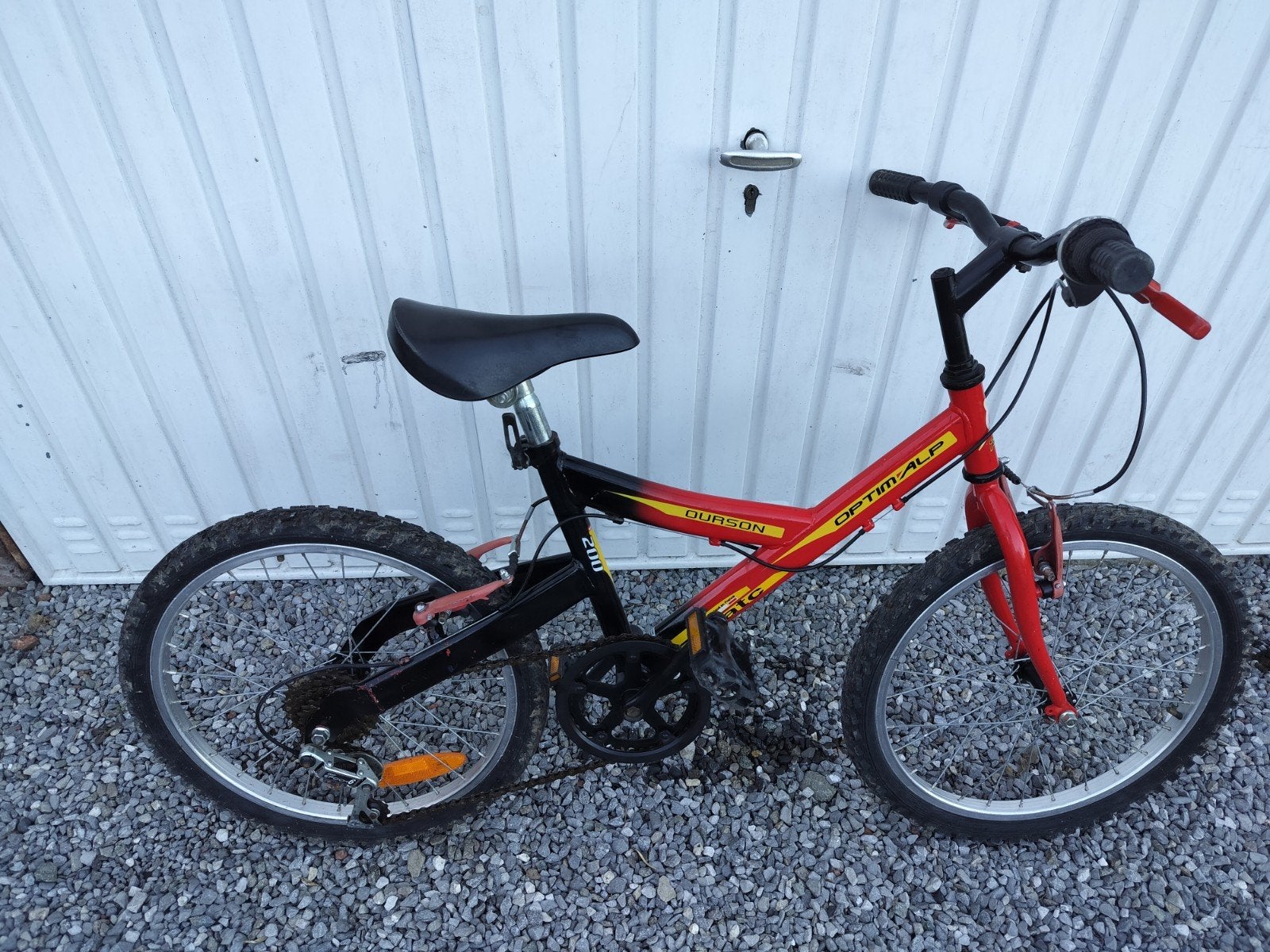 jongens fiets, Ophalen