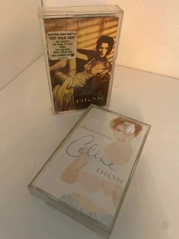 Céline Dion 2 cassettes audios 93 & 96, CD & DVD, Cassettes audio, Originale, Utilisé, Pop, 2 à 25 cassettes audio