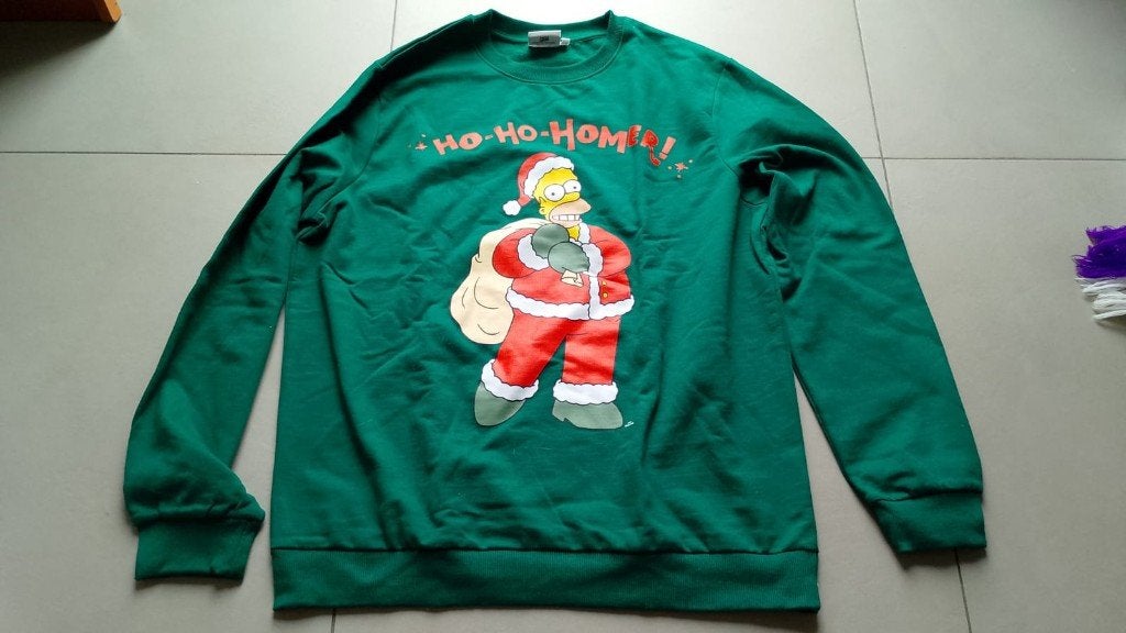 kersttrui The Simpsons XL, Ophalen of Verzenden, Zo goed als nieuw, Maat 56/58 (XL)