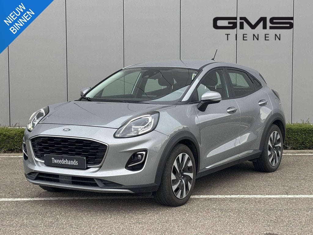 Ford Puma 1.0i Ecoboost mHEV 92kW Titanium, Auto's, Voorwielaandrijving, Stof, Automatische klimaatregeling, https://public.car-pass.be/vhr/db73371c-97ab-4bfe-a6c5-25e65b18e190
