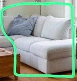 Zijstuk van chaise longue Poltron e Sofa, Huis en Inrichting, Zetels | Zetels, Ophalen, 100 tot 125 cm, Stijlvol, Stof