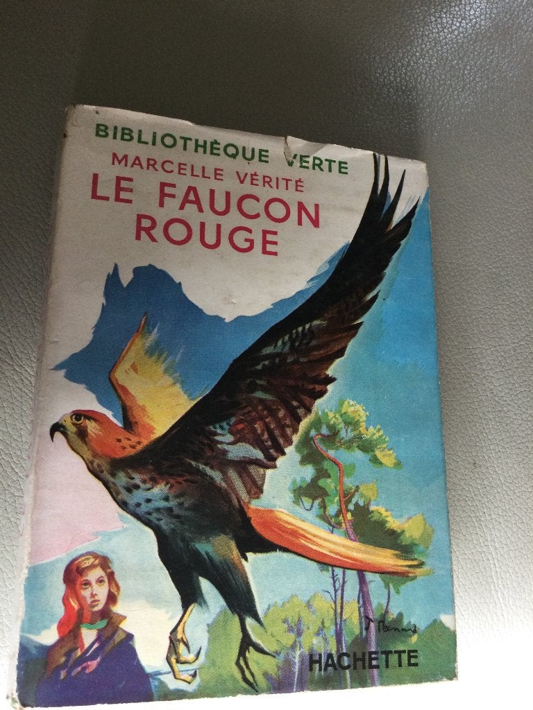 LE FAUCON ROUGE-M.VERITE/BIBLIOTHEQUE VERTE/1956, Enlèvement ou Envoi, MARCELLE VERITE