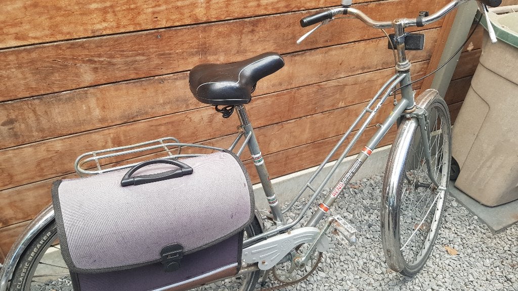 fiets, Ophalen, Gebruikt, Velgrem