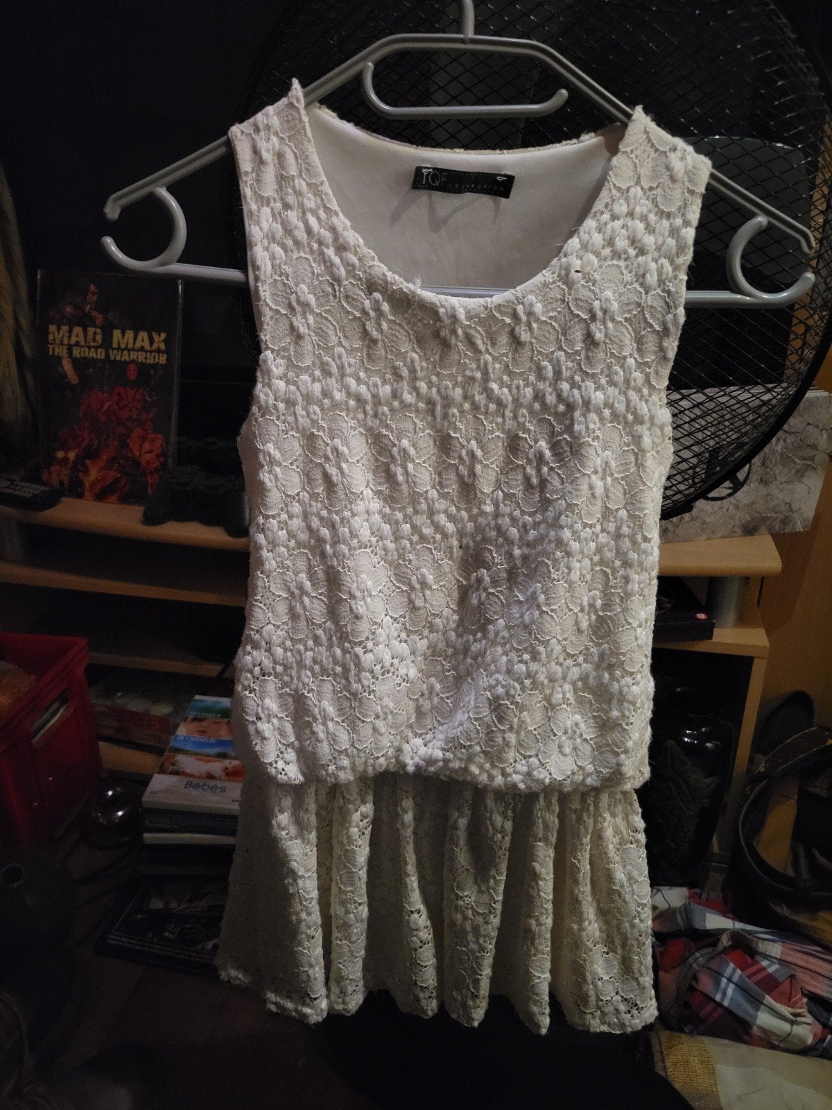 charmante petite robe blanche  fillette,,taille voir photos., Kinderen en Baby's, Verzenden, Gebruikt, TQF Collection, Beige