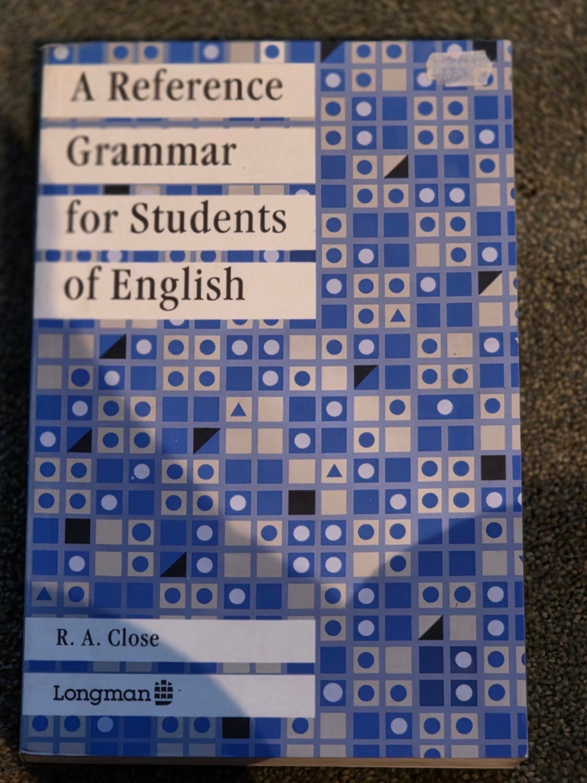 /Une grammaire de référence pour les étudiants d'anglais., Enlèvement ou Envoi