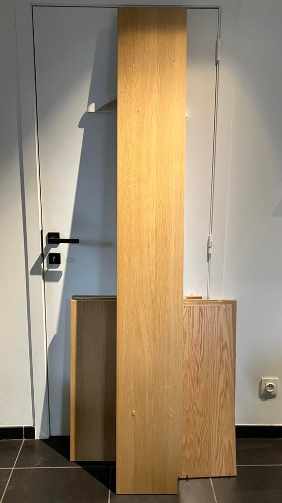 Billy boekenkast eikenfineer 80x28x202 cm, Enlèvement, Utilisé