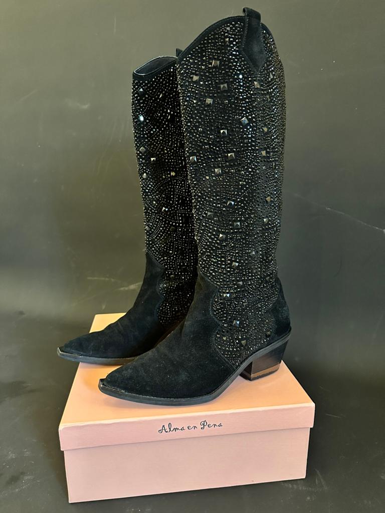 Bottes de cowboy/motard Alma et Pena, Enlèvement ou Envoi, Comme neuf