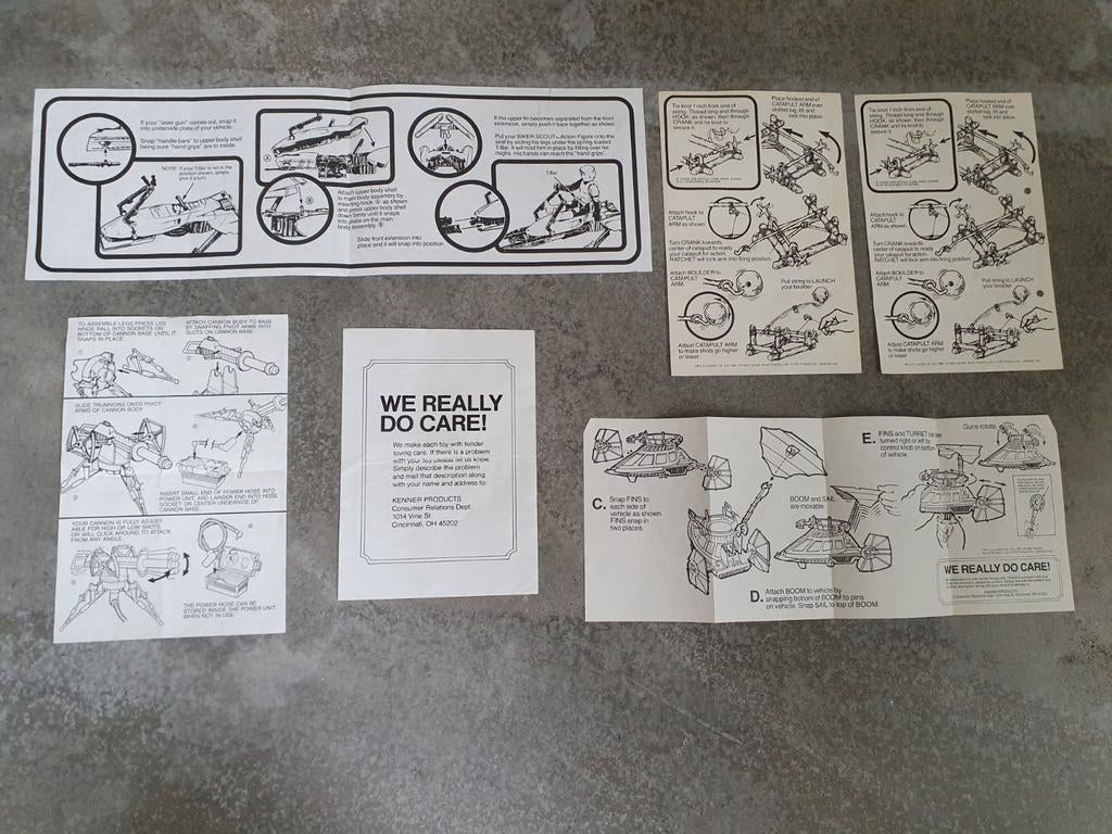 Star Wars Vintage ROTJ Handleidingen, Ophalen of Verzenden