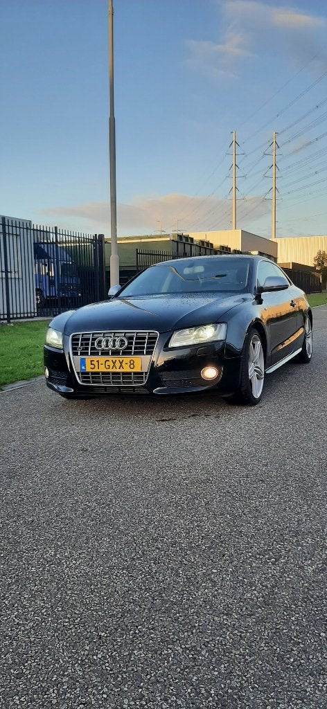 Audi A5 1.8 Tfsi Coupe/ Zwart / Pro-line / 19 inch S- Line, Auto's, Voorwielaandrijving, Zwart, 4 cilinders, Zwart