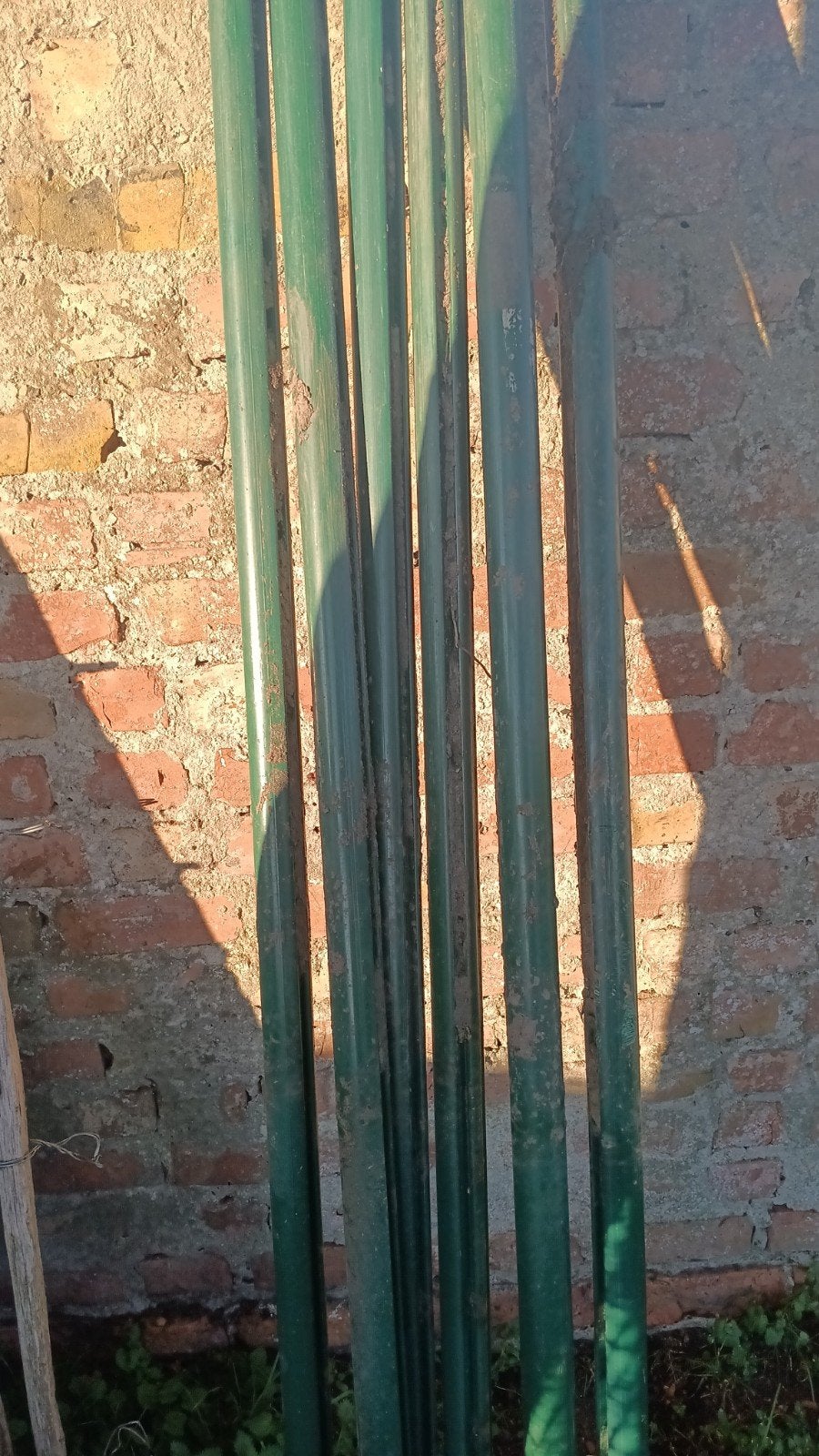 6 tuinpalen, Tuin en Terras, Ophalen, Gebruikt, Minder dan 180 cm, Palen