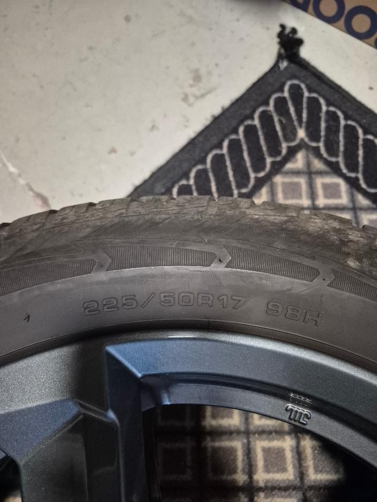 4x ATS Auvora 17-inch velgen met Goodyear winterbanden 5-6mm, Auto-onderdelen, Ophalen, Gebruikt, Velg(en), 17 inch