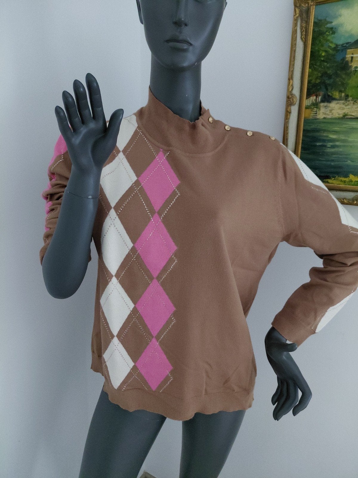 leo en ugo prachtige trui taille 5, Kleding | Dames, Truien en Vesten, Ophalen of Verzenden