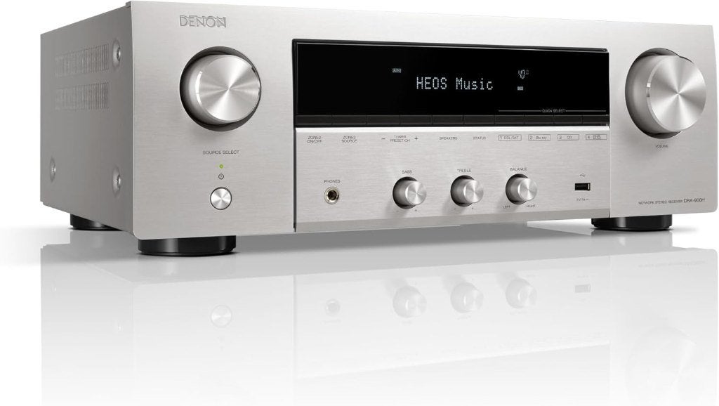 Zeldzame DENON DRA-800H zilveren versterker, Ophalen, Denon, Zo goed als nieuw, 120 watt of meer