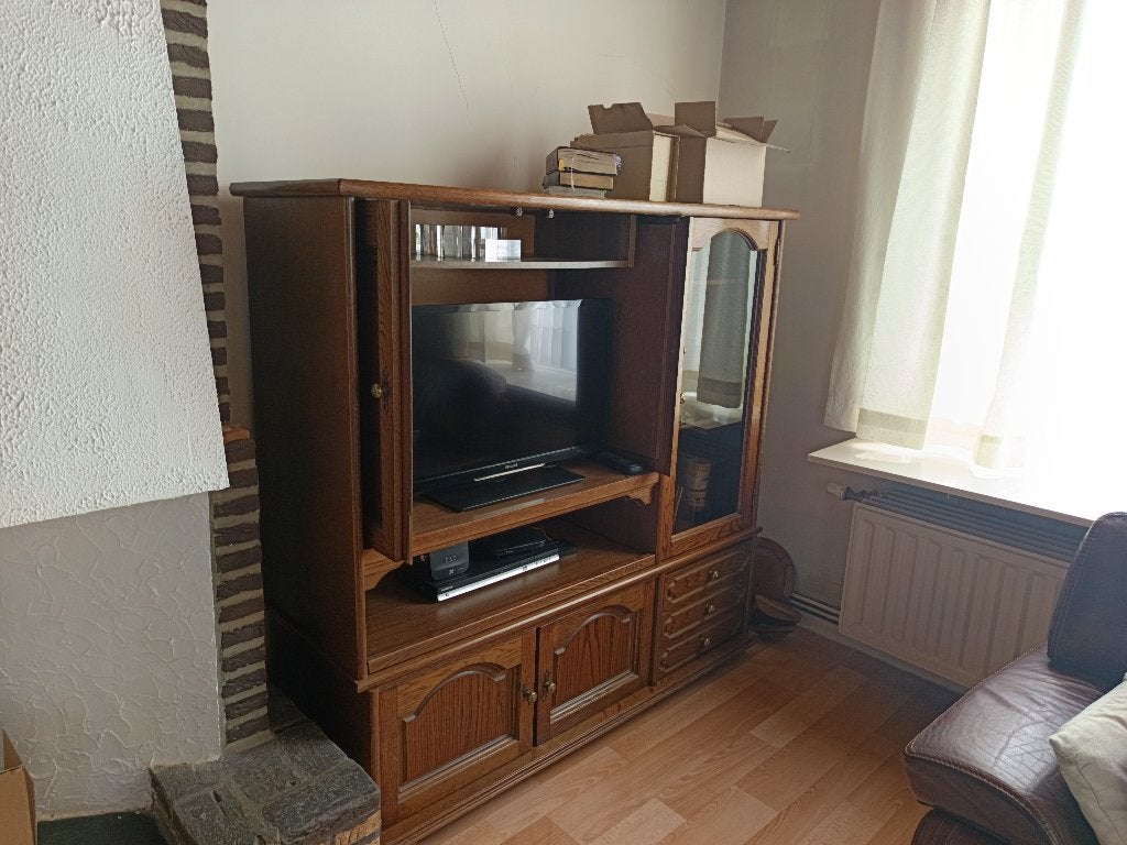Buffet salon, Vintage, 100 à 150 cm, Utilisé, Chêne