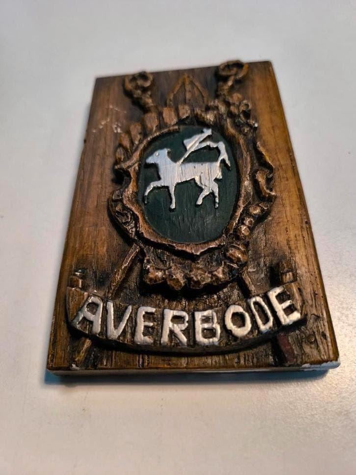 Averbode, gipsen wandbord, Antiek en Kunst, Ophalen of Verzenden