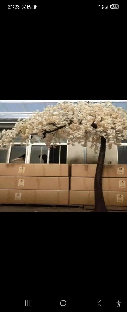 Kunstmatige sakuraboom/ kersenbloesem, Ophalen, Beige, Overige materialen, Nieuw