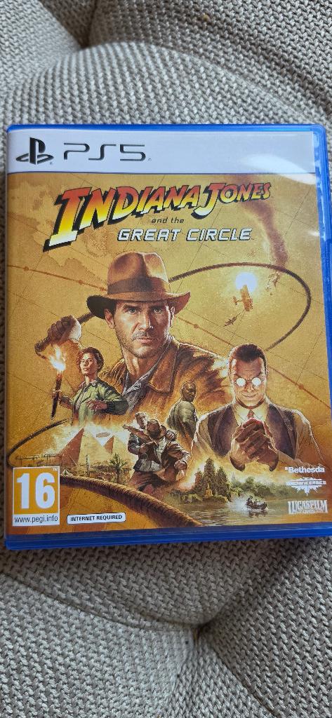 Indiana Jones and the great circle ps5, Games en Spelcomputers, Games | Sony PlayStation 5, 1 speler, Zo goed als nieuw, Vanaf 16 jaar