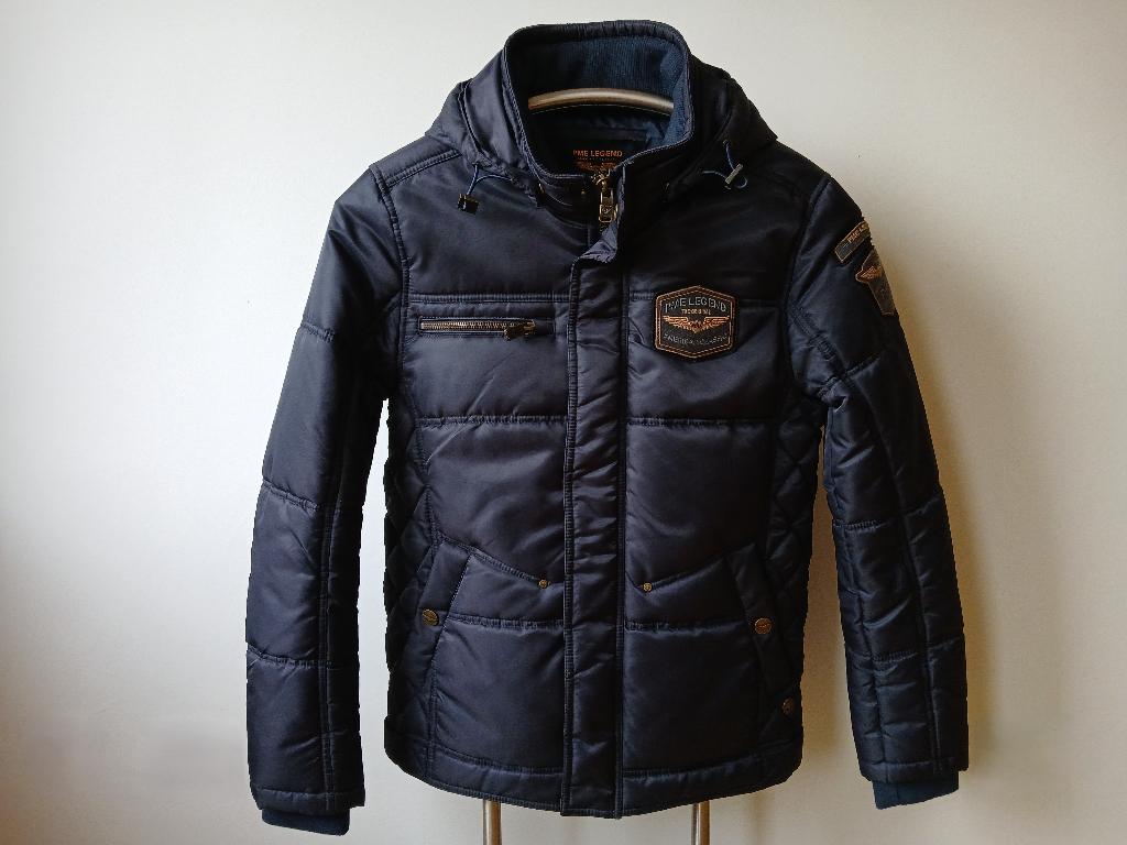 PME Legend Winterjas Donkerblauw - Maat M – Nieuw met label, Kleding | Heren, Jassen | Winter, Nieuw, Maat 48/50 (M), Blauw, Ophalen of Verzenden