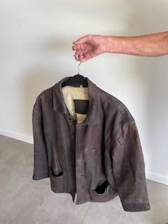 Veste en cuir pour homme, Andere, Comme neuf, Brun, Enlèvement