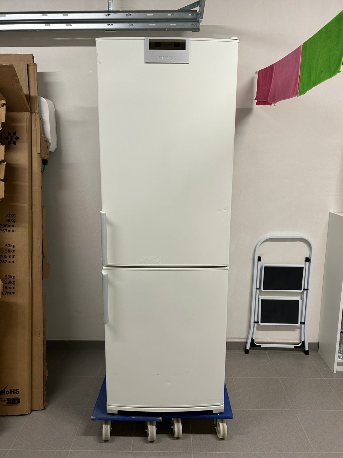 Frigo met diepvries, Elektronische apparatuur, Koelkasten en IJskasten, Ophalen, Gebruikt, Met aparte vriezer