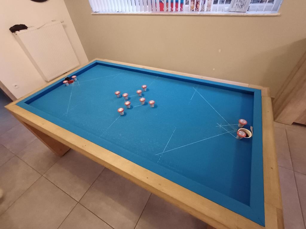Tapbiljart thuismodel, Sports & Fitness, Billards & Billards américains, Enlèvement, Comme neuf, Table de billard