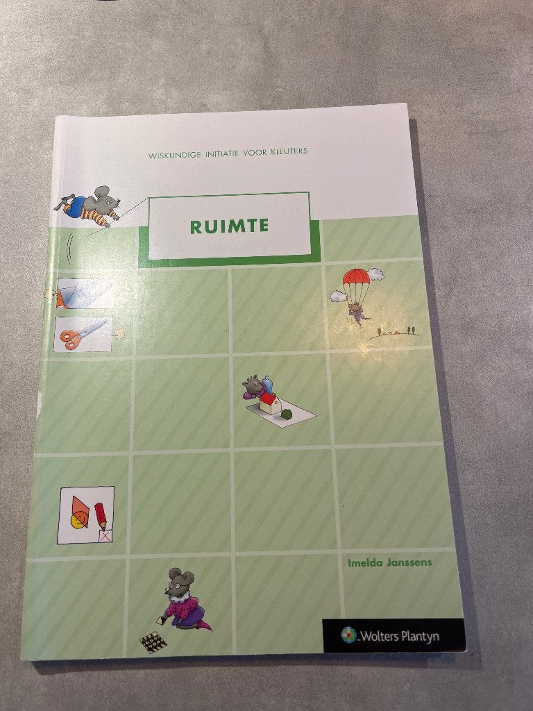 Wiskundige initiatie voor kleuters ruimte, Boeken, Ophalen of Verzenden, Zo goed als nieuw, Hogeschool, Imelda Janssens