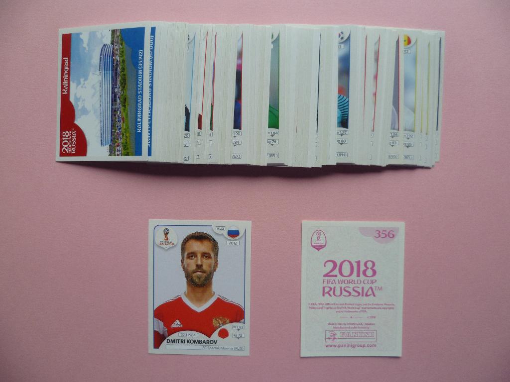 Panini Football stickers voetbal World Cup 2018 Russia x 134, Verzamelen, Ophalen of Verzenden, Nieuw