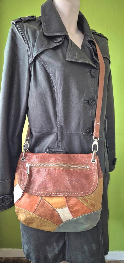 Sac vintage en patchwork Fossil, Enlèvement ou Envoi
