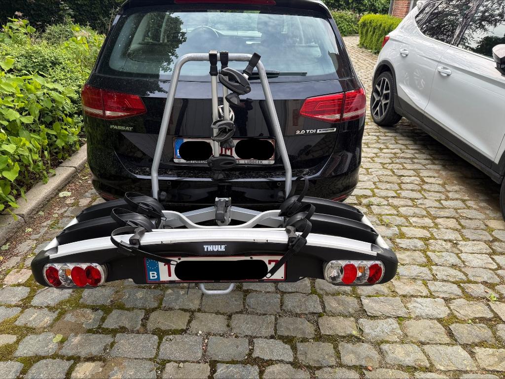 Thule EuroClassic G6 - 929 (met extra rail voor 4e fiets), Ophalen, 3 fietsen of meer, Gebruikt, Trekhaakdrager