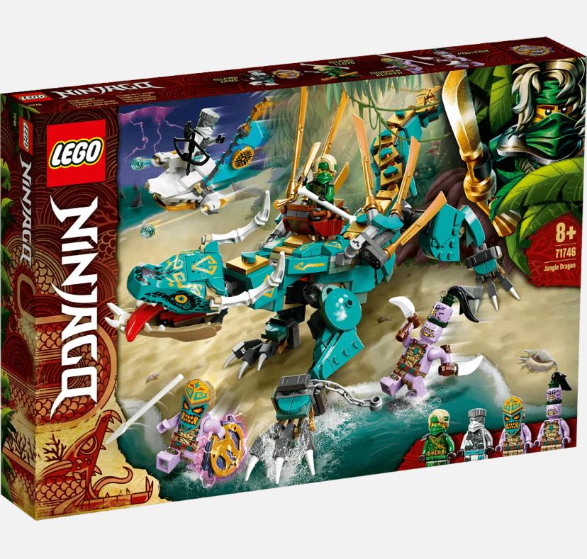 Lego Ninjago 71746 , le dragon de la jungle, Lego, Compleet, Nieuw, Ophalen of Verzenden
