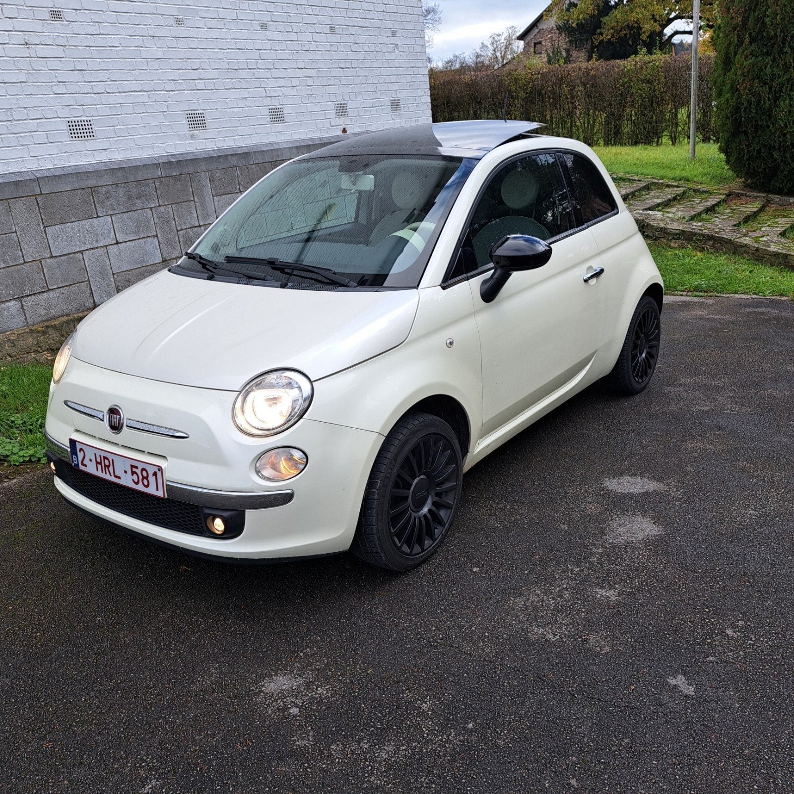 Fiat 500 1.4 100cv Sport 11/2012 Euro 5b 125.000km, Auto's, Voorwielaandrijving, Stof, Beige, 4 cilinders