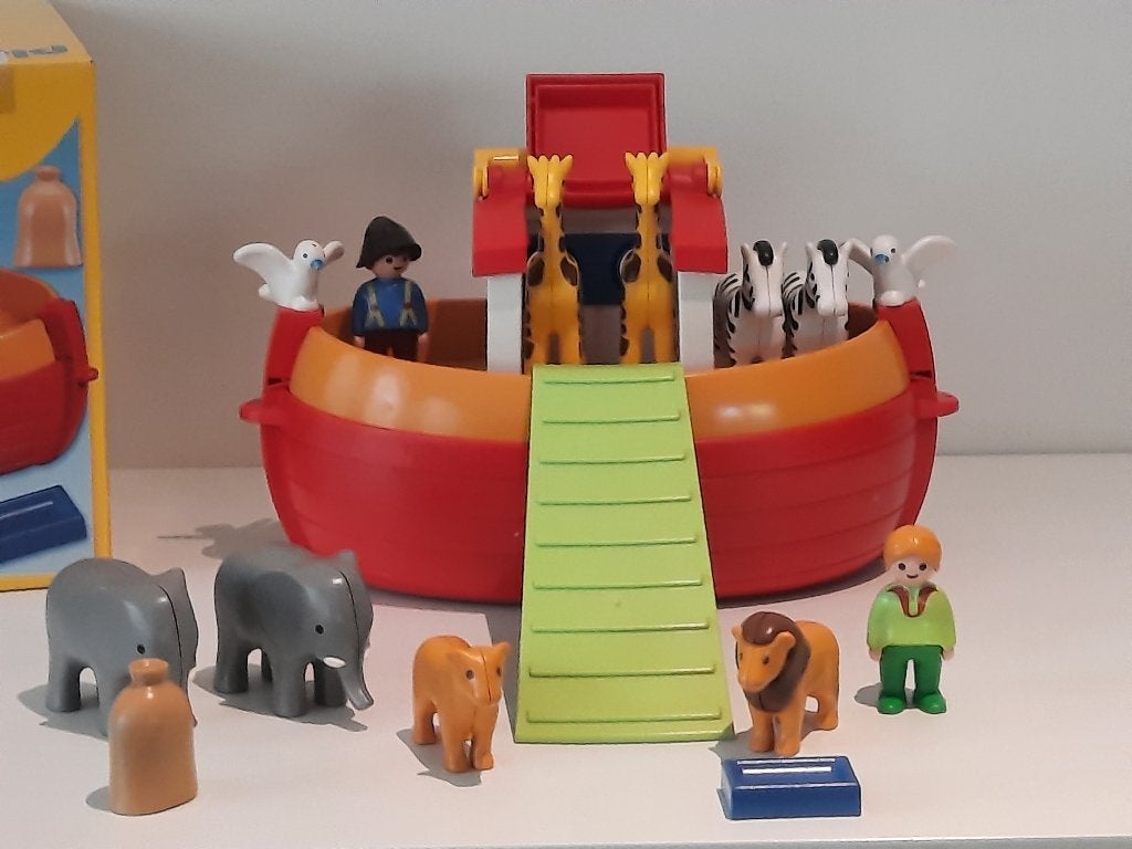 te koop: ark van Noach (Playmobil 6765), Enfants & Bébés, Jouets | Playmobil, Enlèvement ou Envoi, 1.2.3, Comme neuf, Bateau