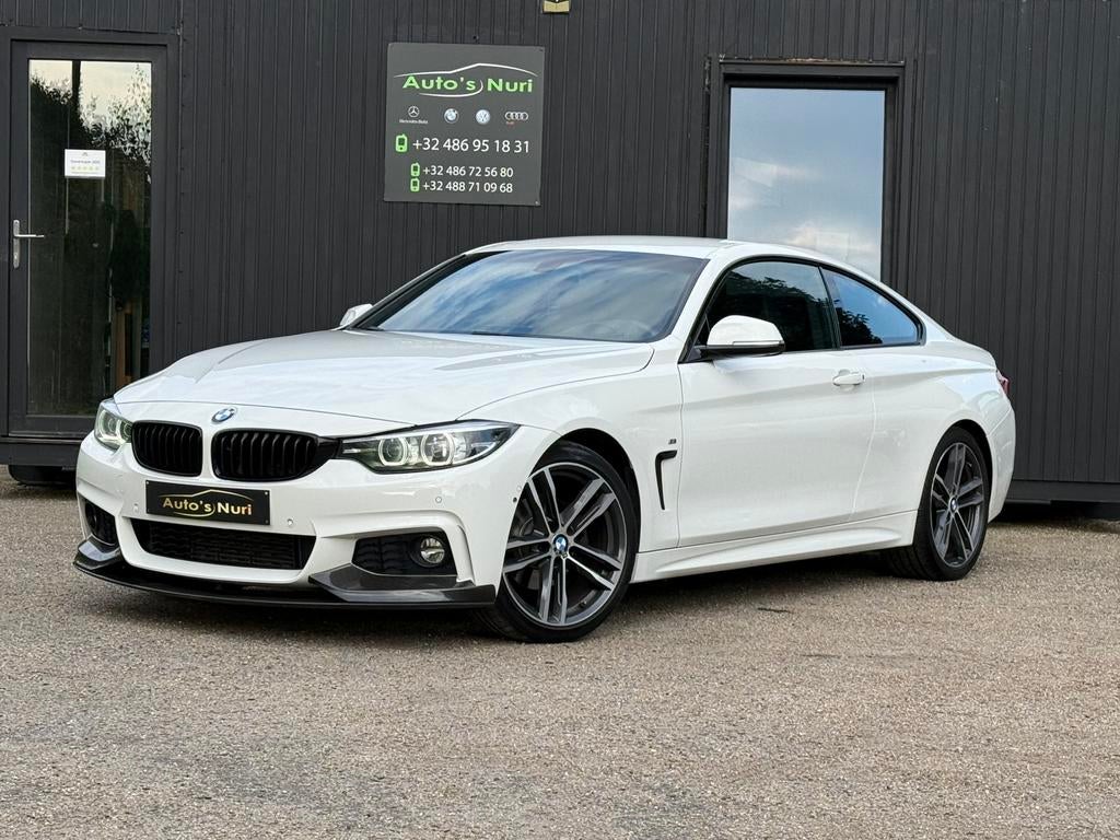 Bmw 420d coupe lci 2017 M-pakket sport automaat 12M GARANTIE, Auto's, Automaat, 1995 cc, Wit, Bedrijf