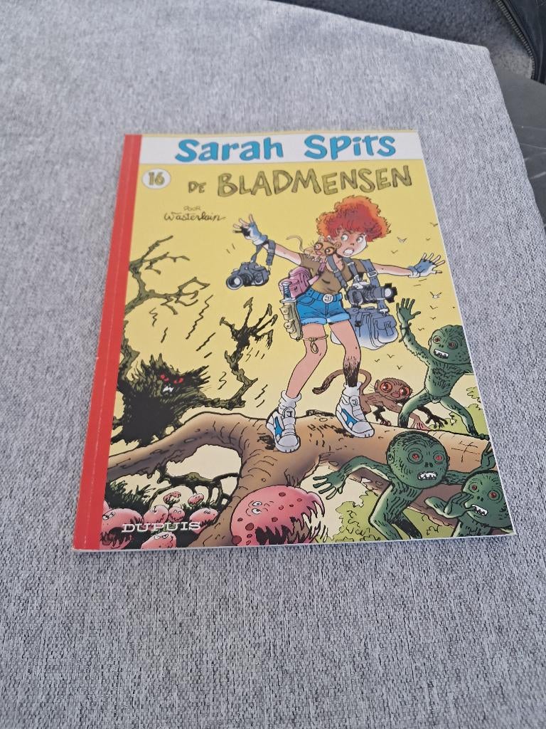 Sarah Spits "de bladmensen" Nr.16 (2001) eerste dr, Eén stripboek, Ophalen of Verzenden, Zo goed als nieuw