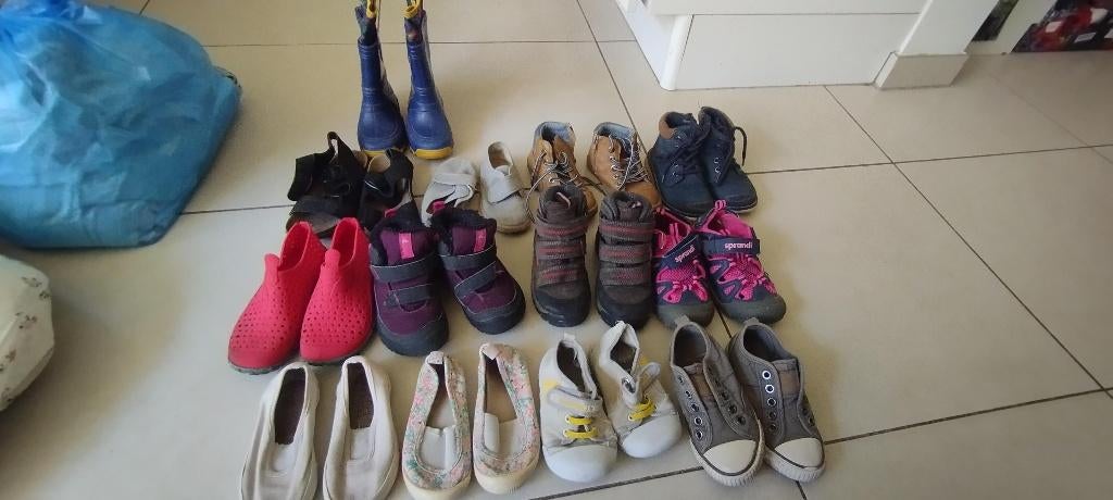 Lot chaussure garçon taille 23-26, Ophalen, Gebruikt