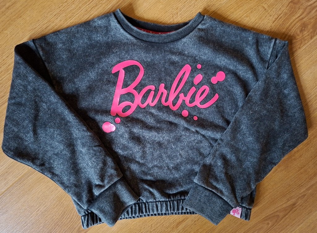 Barbie grijze korte trui 134, Enfants & Bébés, Vêtements enfant | Taille 134, Comme neuf, Fille, Pull ou Veste, Enlèvement ou Envoi