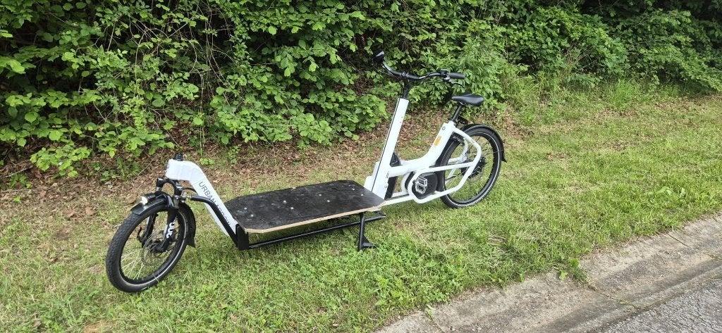 Urban arrow XL bakfiets, Fietsen en Brommers, Goederen, Elektrisch, Zo goed als nieuw, Schijfrem