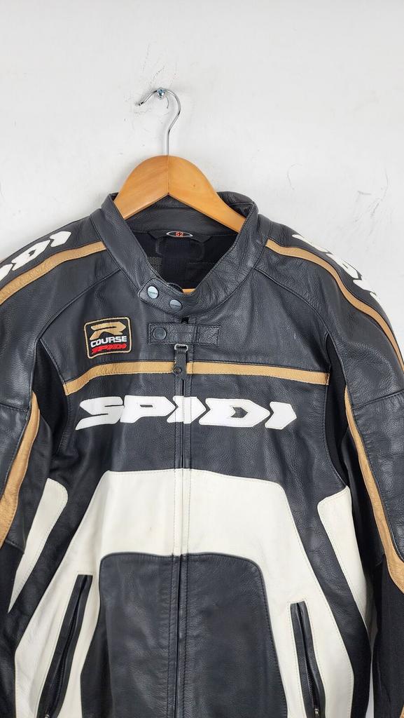 Motorvest SPIDI R Course - kangoeroeleer, Motoren, Kleding | Motorkleding, Ophalen, Tweedehands, Heren, Jas | leer