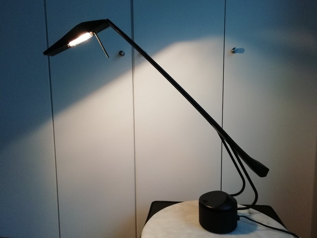 Dove Design bureaulamp in perfecte staat, Huis en Inrichting, Lampen | Tafellampen, Zo goed als nieuw, Kunststof, Metaal, Verstelbaar