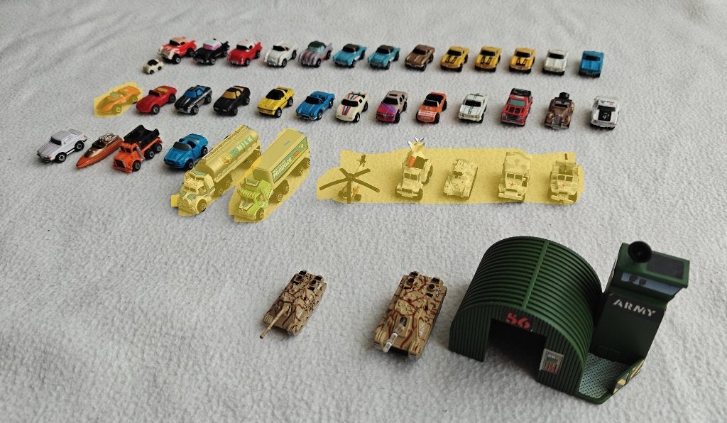 MICRO MACHINES,GALOOB,FUNRISE, NASTA, Enlèvement ou Envoi, Utilisé