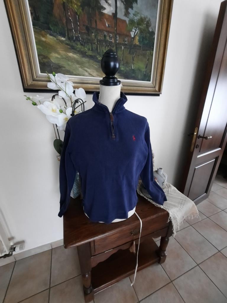 Fermeture éclair bleu foncé et gris Ralph Lauren taille XS 2, Garçon, Autres types, Comme neuf, Enlèvement