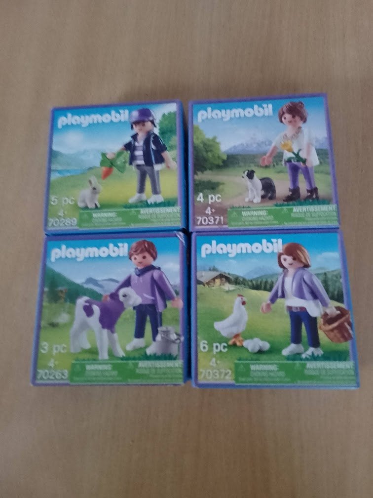 playmobil 4 boites neuves, Neuf, Enlèvement ou Envoi, Autres séries, Kit complet