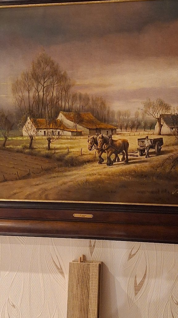 Schilderij, Ophalen, Gesigneerd, Landschap