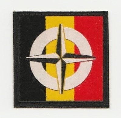 Embleem / patch Leger België - NAVO-NATO, Verzenden, Landmacht, Embleem of Badge