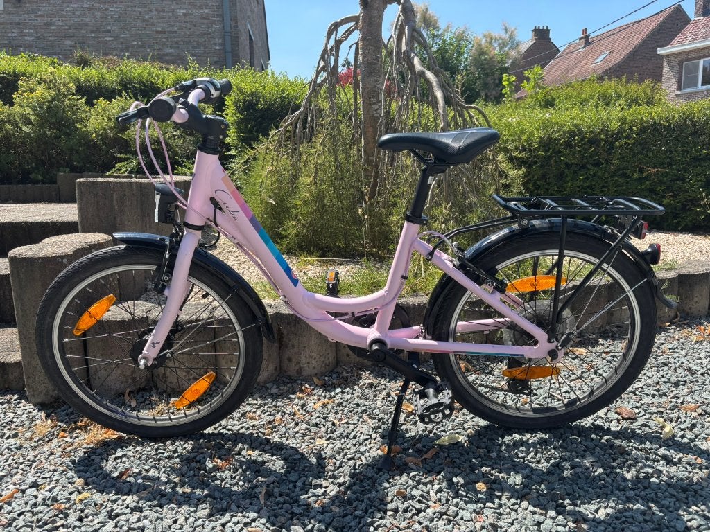 Mooie Cube Ella Street Series kinderfiets 20 inch - roze., Ophalen, Gebruikt, Velgrem, Versnellingen
