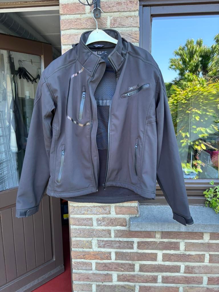 Veste de moto, Kleding | Heren, Jassen | Zomer, Ophalen, Zo goed als nieuw, Maat 56/58 (XL), Zwart