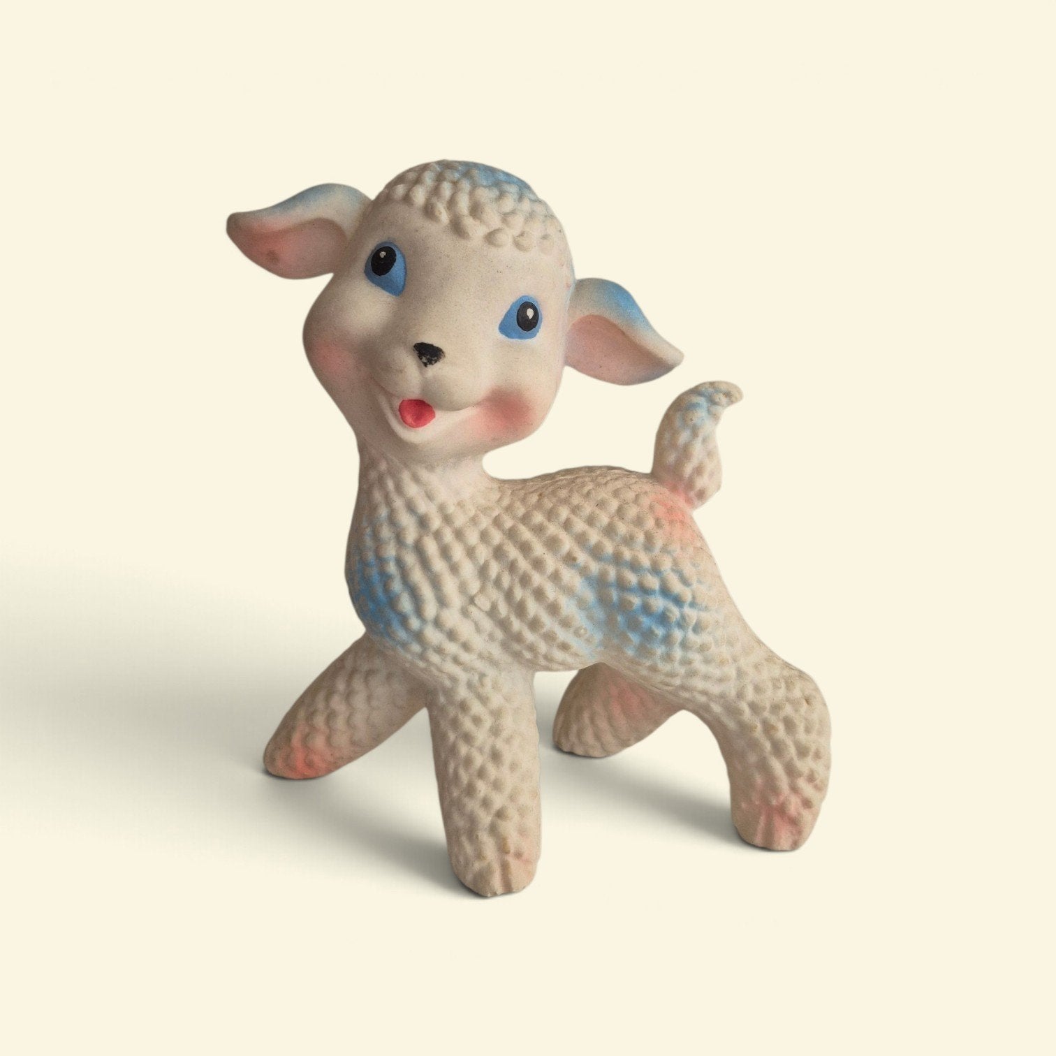 Vintage rubberen piepspeeltje 1950's, Ophalen of Verzenden, Gebruikt