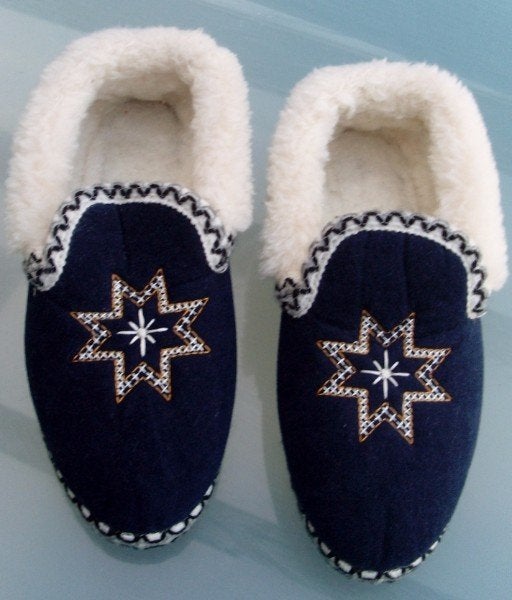 Warme pantoffels maat 35/36, Blauw, Ophalen of Verzenden, Pantoffels of Sloffen, Gedragen