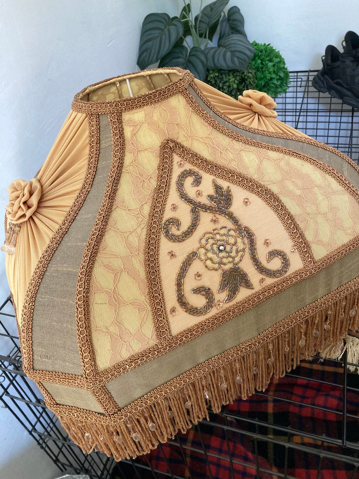 2 barok lampenkappen zeer mooi, Ophalen